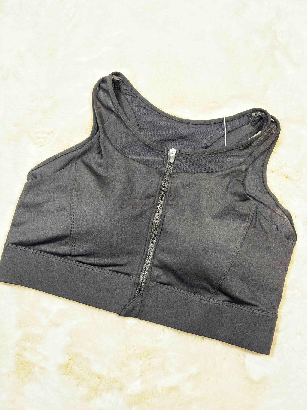 Sports Bra Full Coverage Padded Non Wired Solid S-XL 31/12/25