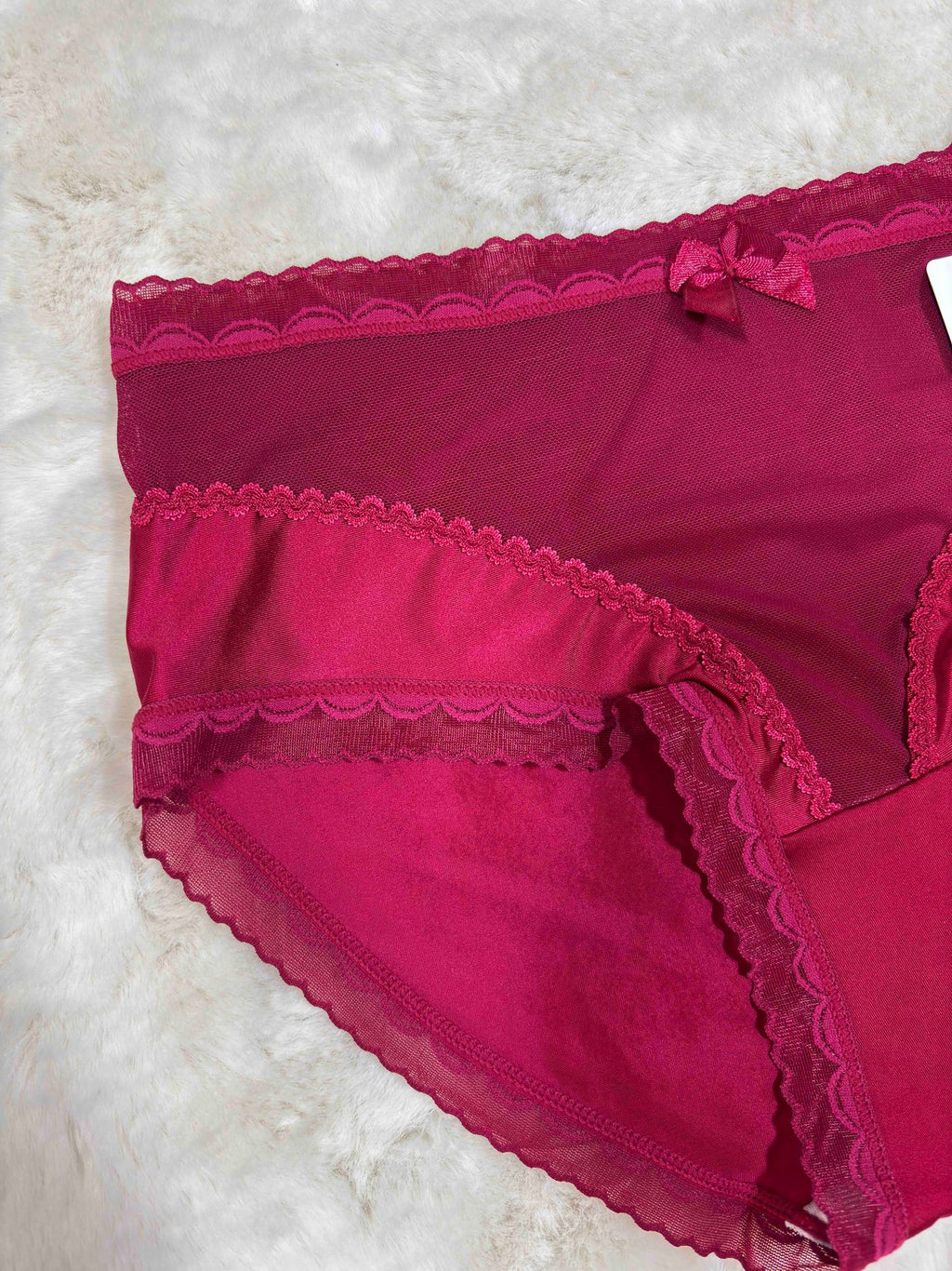 Lace Hipster Full Coverage High Waist Solid S-2XL 28/03/26