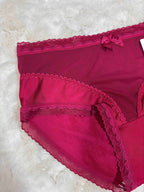 Lace Hipster Full Coverage High Waist Solid S-2XL 28/03/26