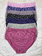 Lady Care Panty Pack Half Coverage Mid Rise Printed Pack Of 7 Freesize 7 Star-4 13/07/25