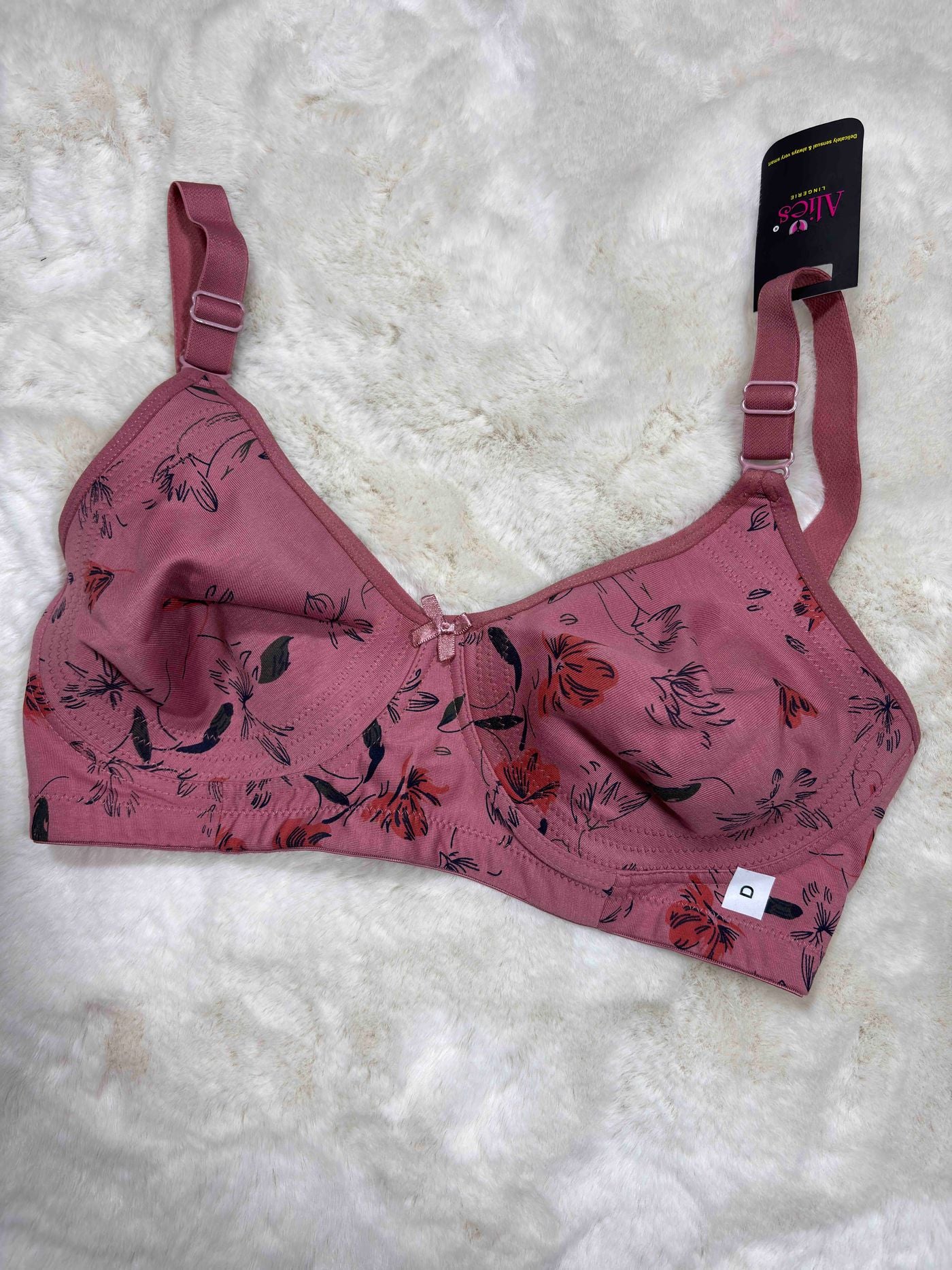 Alies Tshirt Bra Full Coverage Non Padded Non Wired Printed 21/02/26