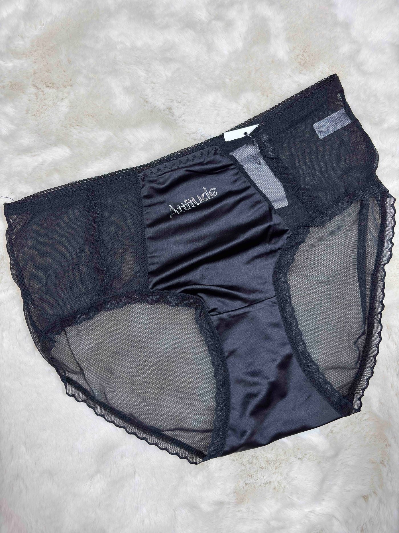 Lace Hipster Full Coverage High Waist Solid S-2XL 28/03/26