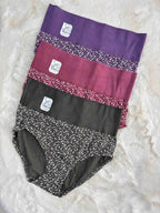 Lady Care Big Size Hipster Panty Full Coverage High Waist Printed Pack of 3 M-4XL 83 06/12/25