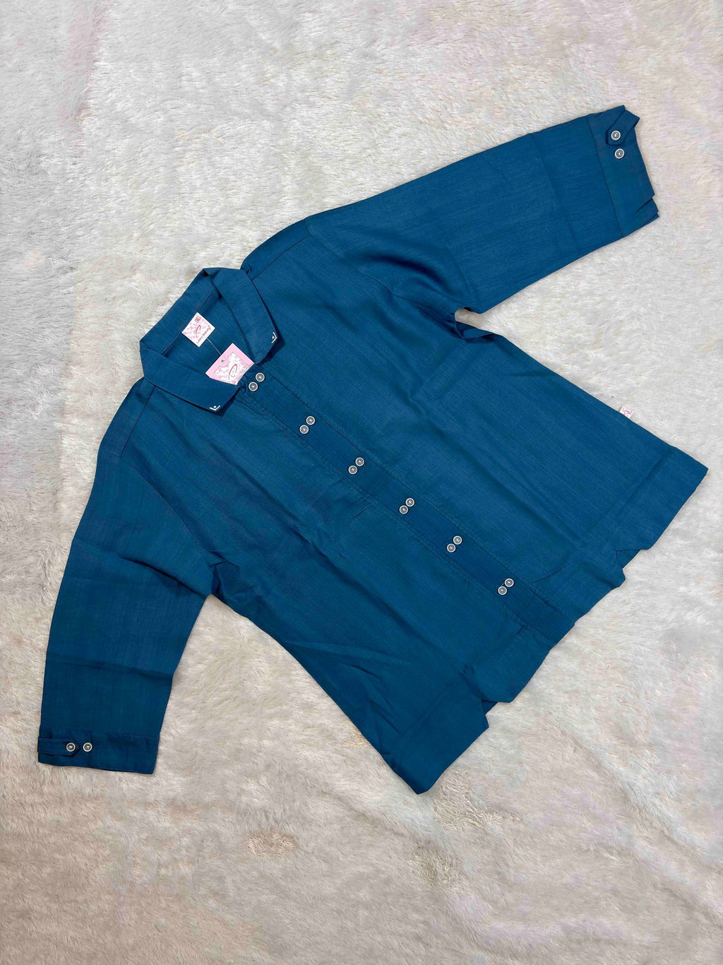 lady-beauty-coordsets-shirt-3-4-sleeves-full-length-bottom-solid-m-3xl-5xl-20-03-2612